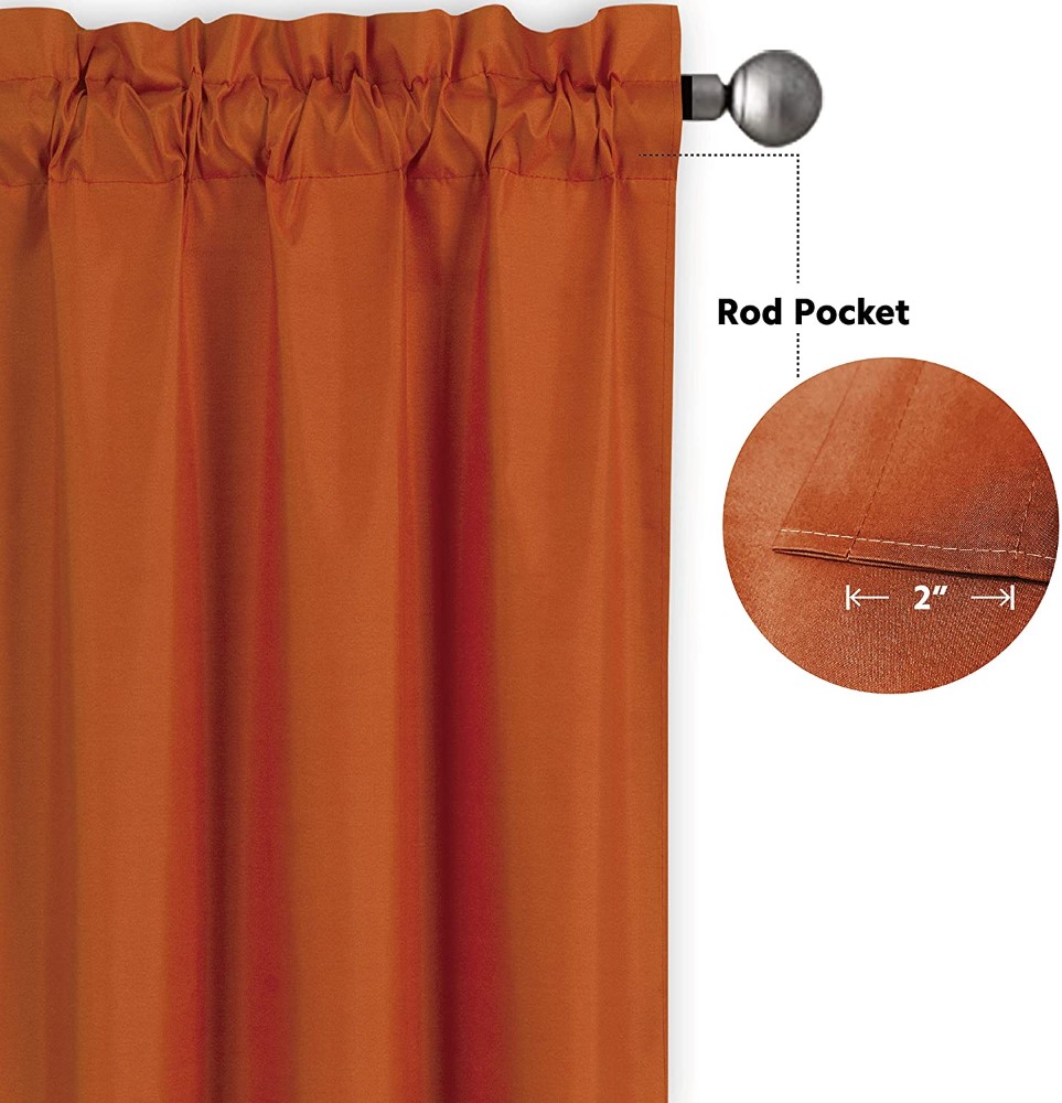 Solid Color Kitchen Curtain Set (11)