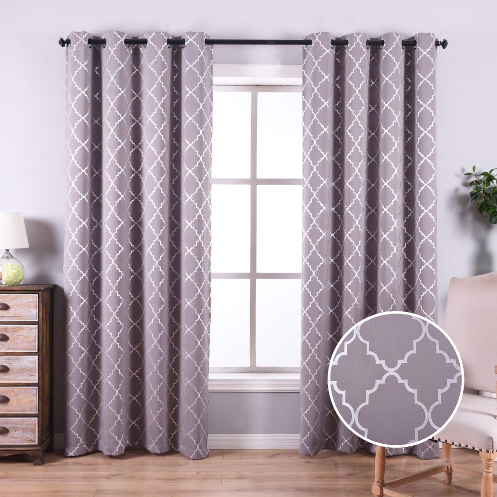Dairui Textile <a href='/blackout-curtains/'>Blackout Curtains</a> for Bedroom Thermal Insulated with Grommet Noise Reduction Window Drapes