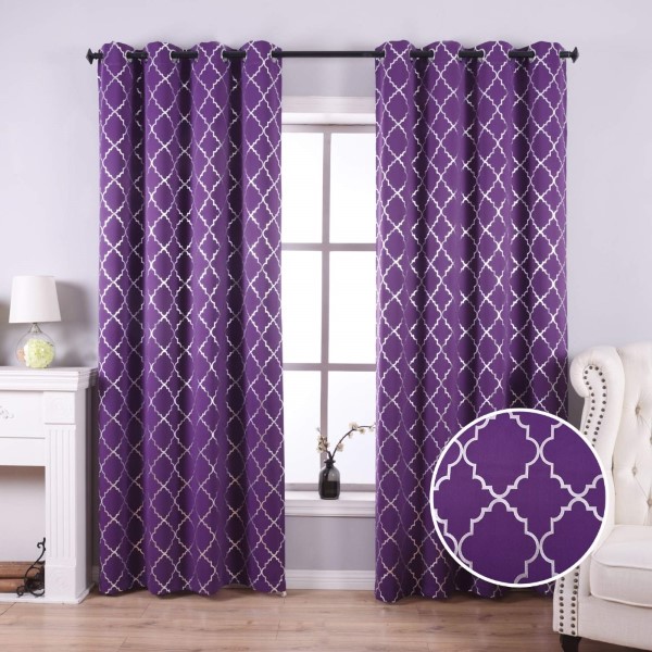  Dairui Textile <a href='/blackout-curtains/'>Blackout Curtains</a> for Bedroom Solid Thermal Insulated with Grommet Noise Reduction Window Drapes