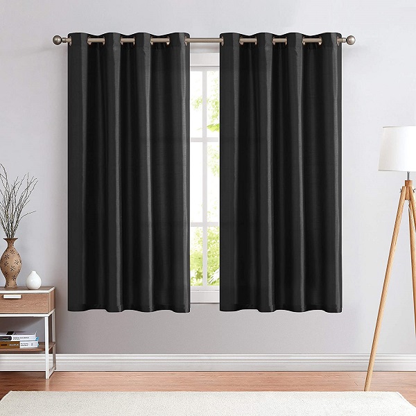 Wholesale Bedroom Living Room Lightweight Window <a href='/curtain/'>Curtain</a>s Drapery Faux Silk Satin Semi Sheer Curtain