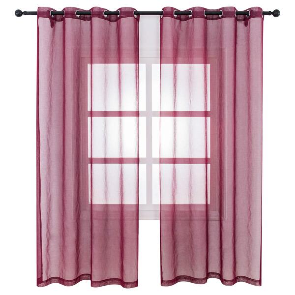 Dairui Textile Fashion Luxury <a href='/curtain/'>Curtain</a>s Semi Sheer Curtains 84 Inch Length Window Curtain with Grommet