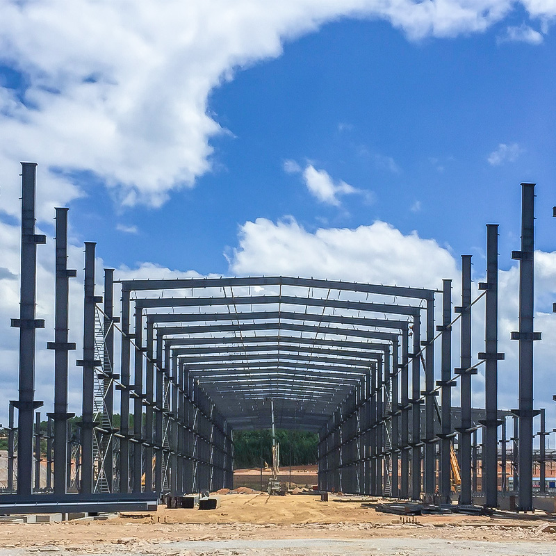 Portal Type Steel Frame & Steel Structure Commercial Office Building Construction Design Steel Structure Warehouse