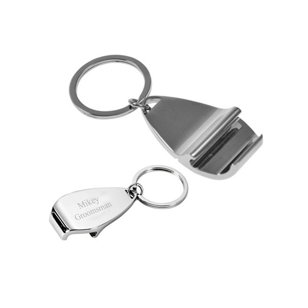 Factory Price Metal Bottle Opener <a href='/keychain/'>Keychain</a> With Custom Logo