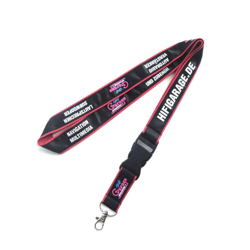 Hotselling Factory Price Custom Logo Satin <a href='/lanyard/'>Lanyard</a>