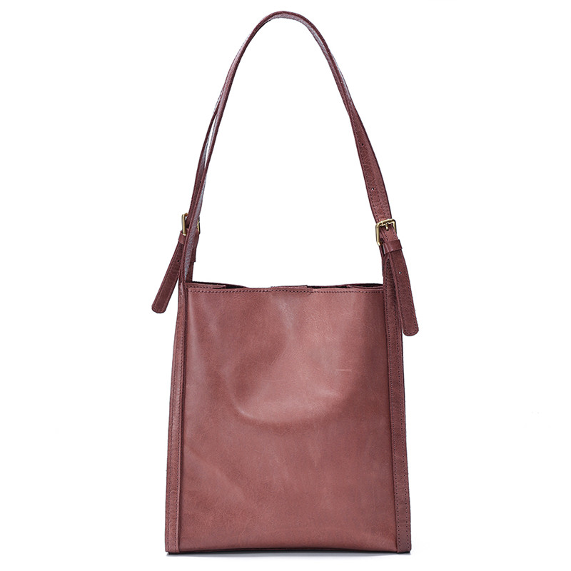 Customised Logo Genuine Leather tote bags for women