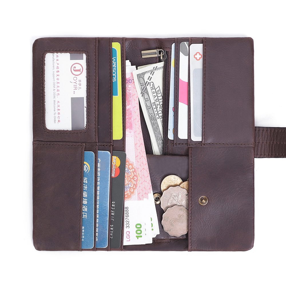 Customizable Men's Leather Casual Vintage Wallet