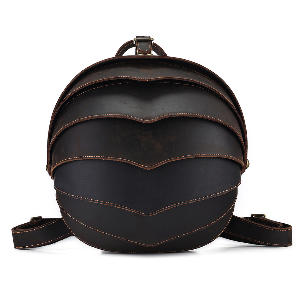 Customized Leather Beetle Styled Men's Shoulde Bag