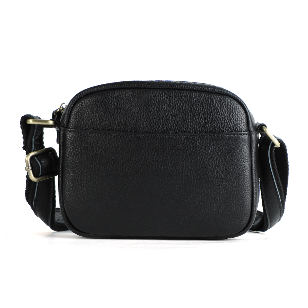High end and fashionable crossbody bag for men and women, all cowhide single <a href='/shoulder-bag/'>shoulder bag</a>, genuine leather, mini soft lychee pattern, retro crossbody small bag, mailman bag, universal for men and women