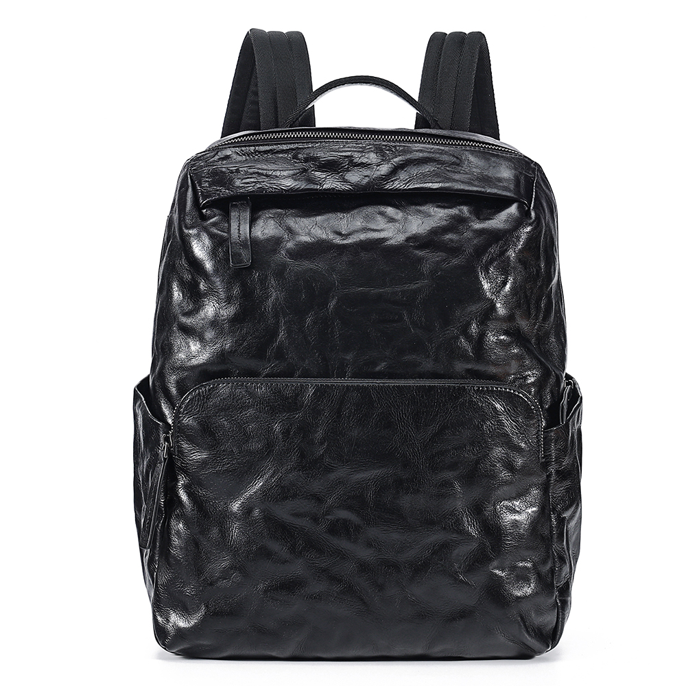 High-end customized lightweight men's leather <a href='/business-backpack/'>business backpack</a>s