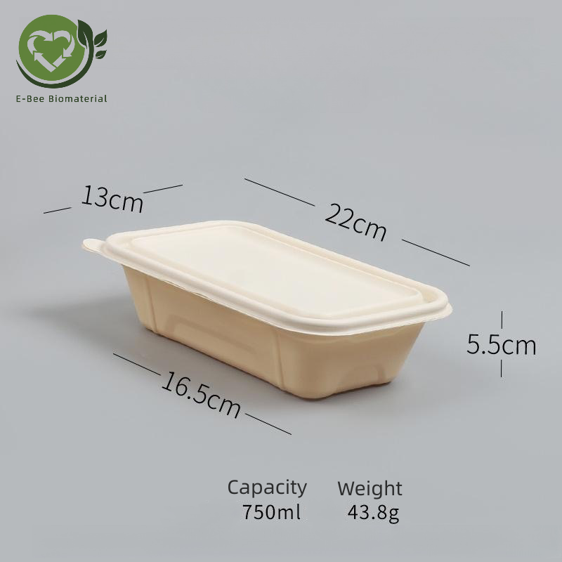 750ML <a href='/disposable-food-container/'>Disposable Food Container</a>s with lids For Taking Away