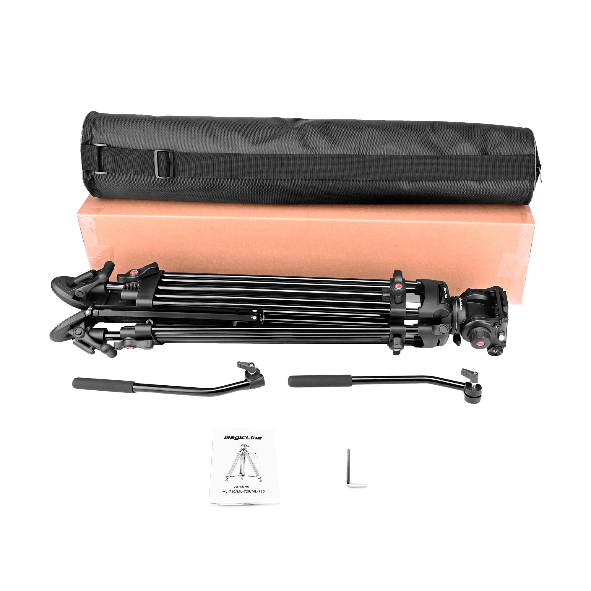 68.7 inch Heavy Duty Camcorder Tripod With Ground Spreader detail (11)