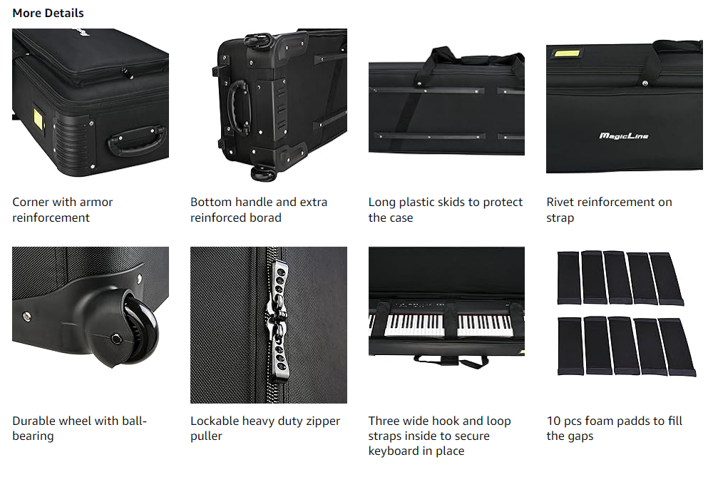 Heavy-duty keyboard case