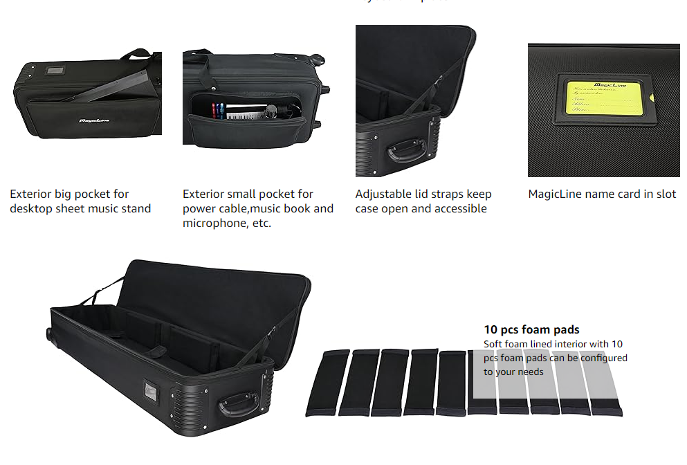 Keyboard transport case