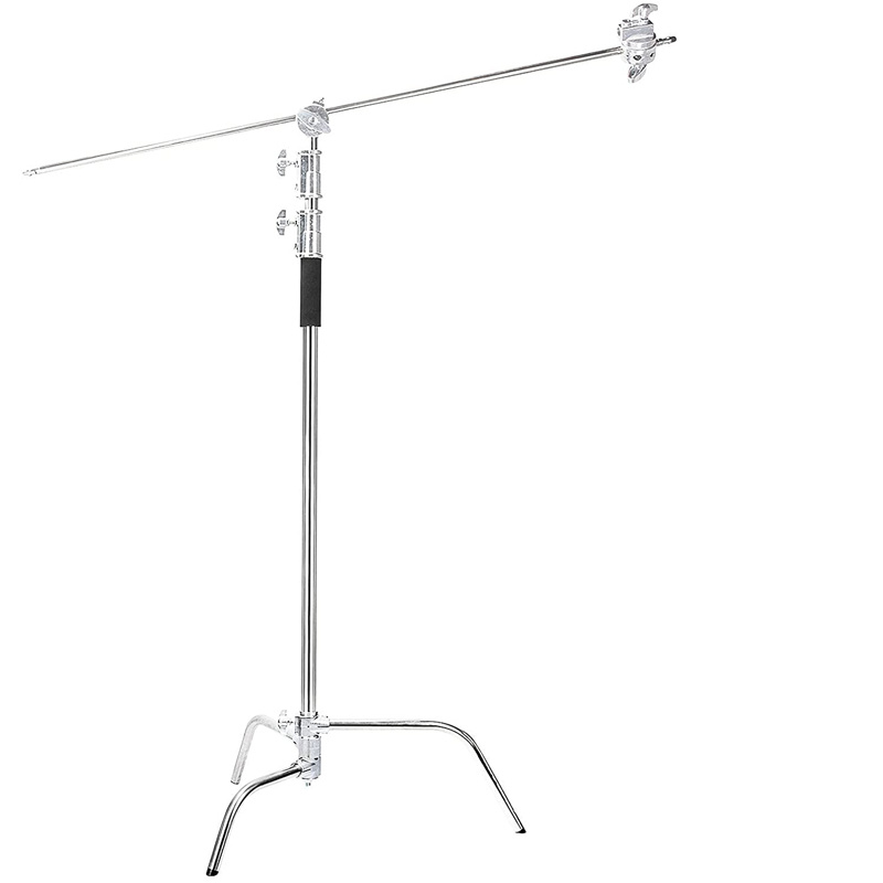 MagicLine 325CM Stainless Steel C Stand with Boom Arm