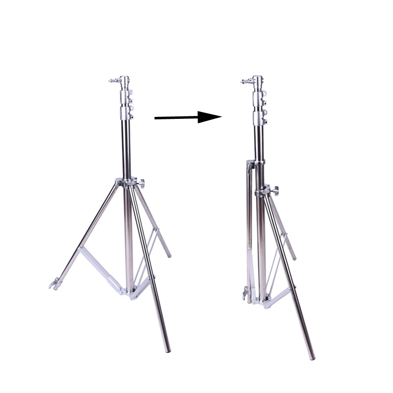 MagicLine MultiFlex Sliding Leg Stainless Steel Light Stand (With Patent)