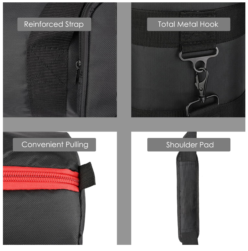 Microphone stand carry case