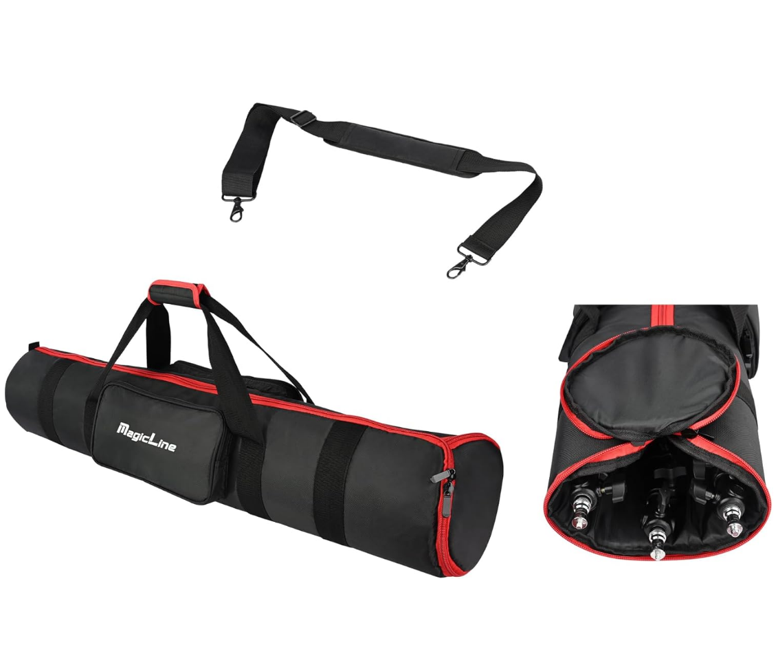 Padded light stand carry bag