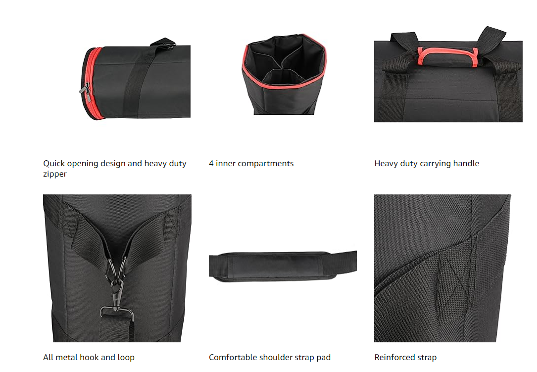 Tripod case for studio use