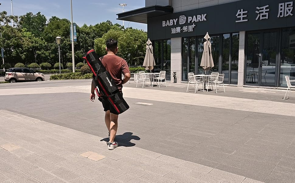 Tripod case with shoulder strap