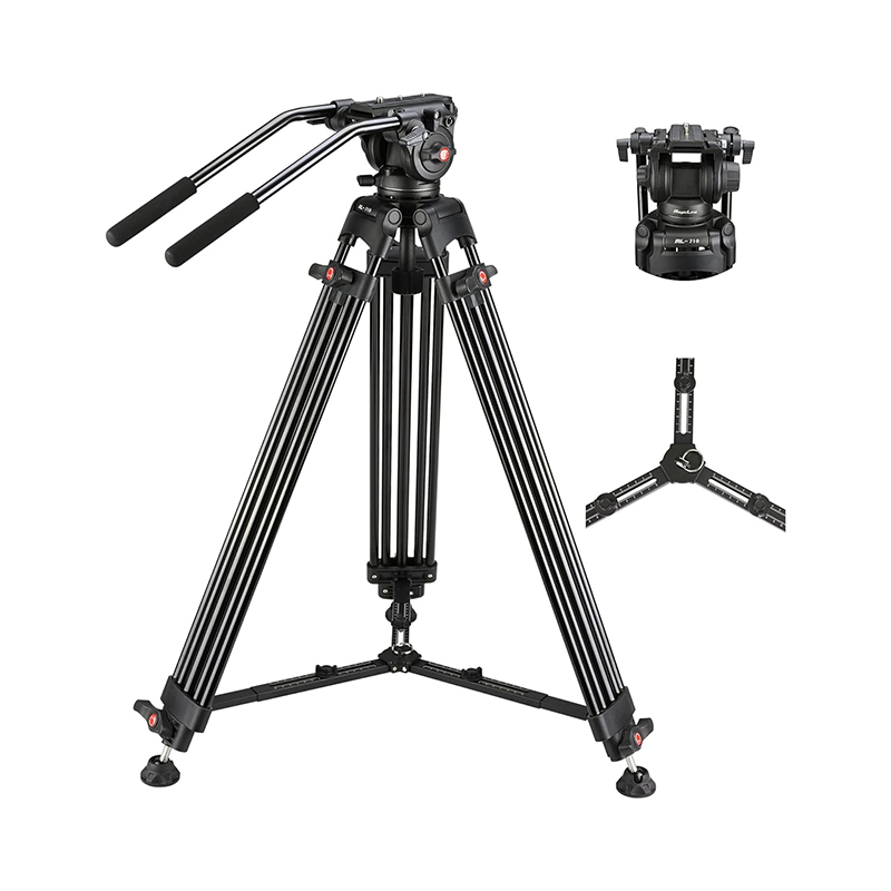 70.9 inch Heavy Aluminum Video <a href='/camera-tripod/'>Camera Tripod</a> Kit