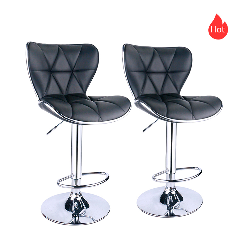 ERGODESIGN <a href='/adjustable-bar-stools/'>Adjustable <a href='/bar-stool/'>Bar Stool</a>s</a> Set of 2 With Shell Back & Seat Design In Different Colors Set of 2