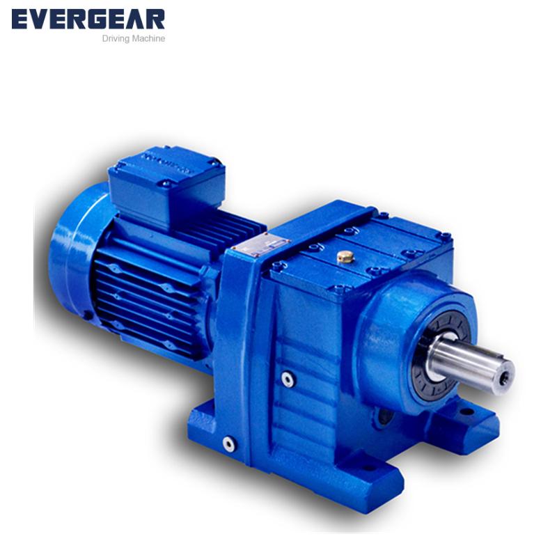 R series helical gearmotor  helical gear motor  spraying machines gearbox