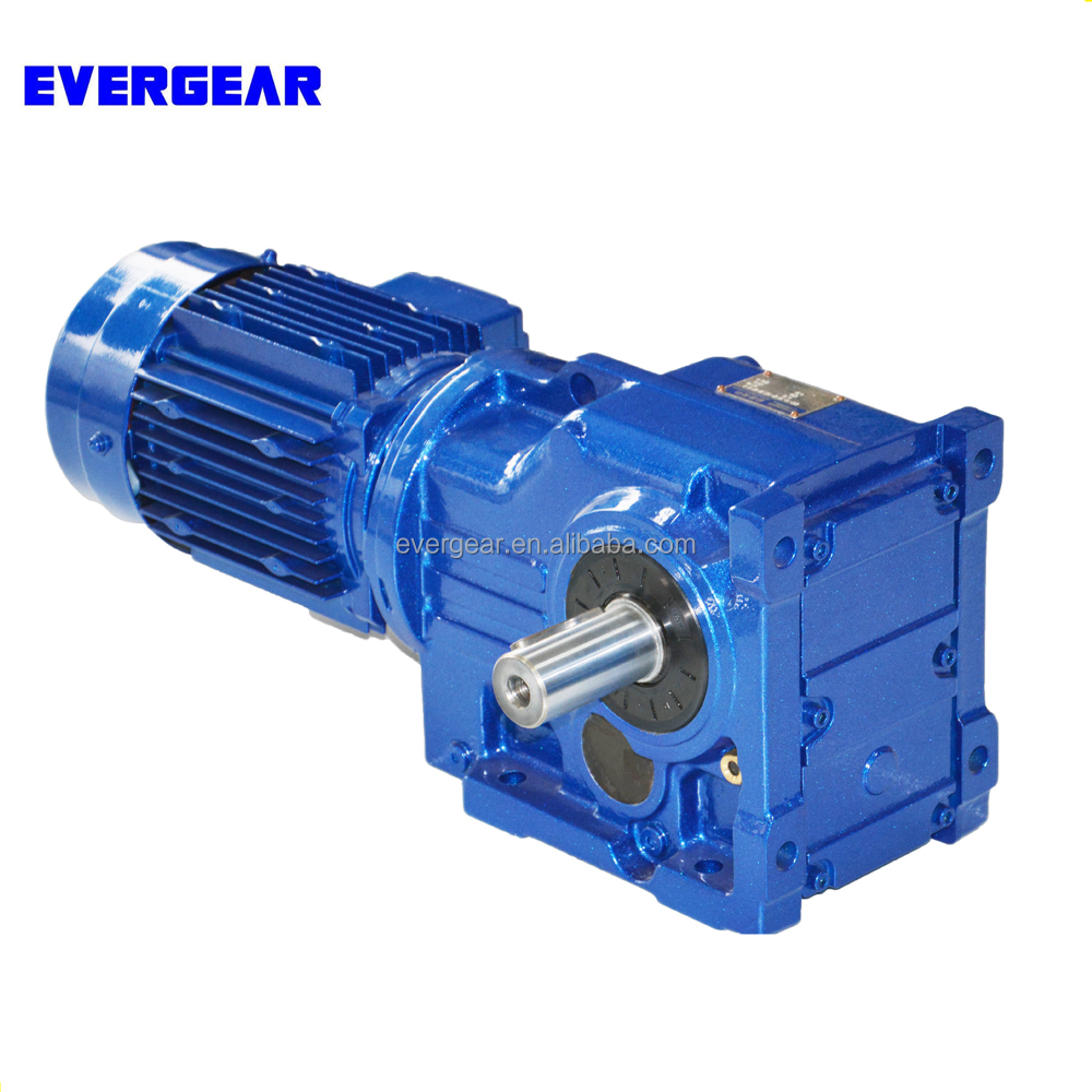 K series helical bevel gear reducer gearbox geared motor