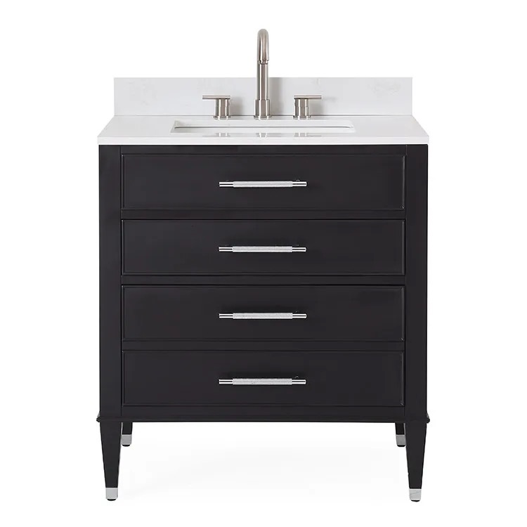 Custom Modern Design Single Sink <a href='/bathroom/'>Bathroom</a> Vanity Cabinet