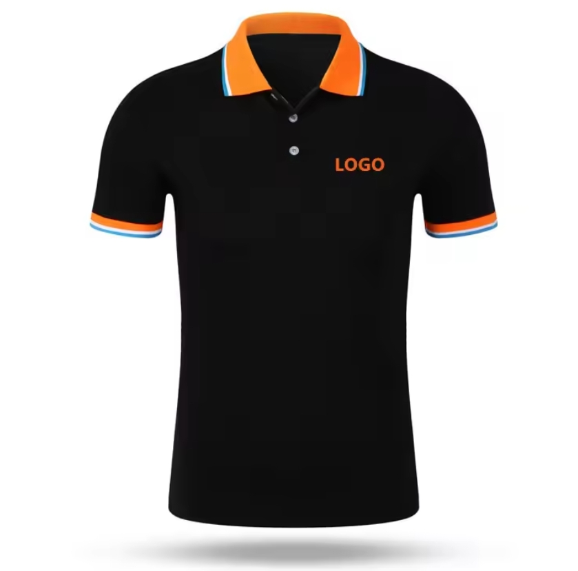 High quality Custom Logo cotton pique fabric POLO shirts women unisex
