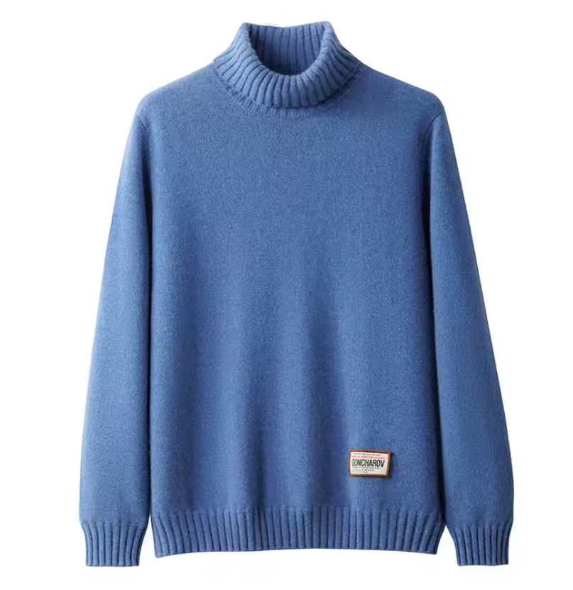  Warm Plain New Fashion Custom Men's Cashmere Knitted weasr Sweater