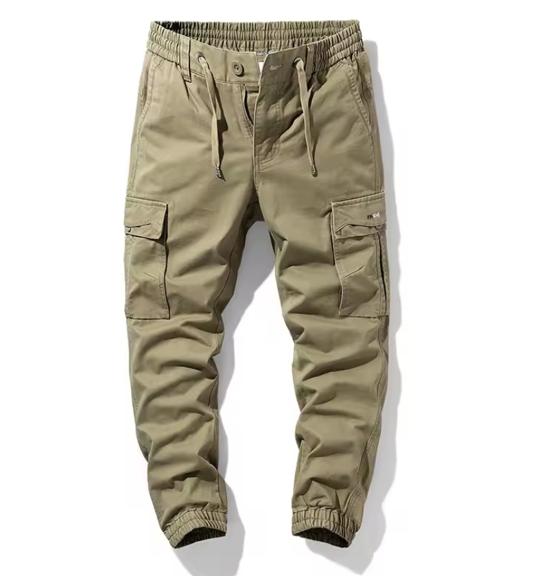 Multi Pockets Straight Leg Work Wear Relaxed Fit Cargo Hiking Pants
