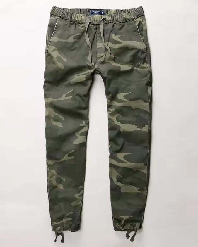  cotton casual sports camouflage cargo jogger trousers for men