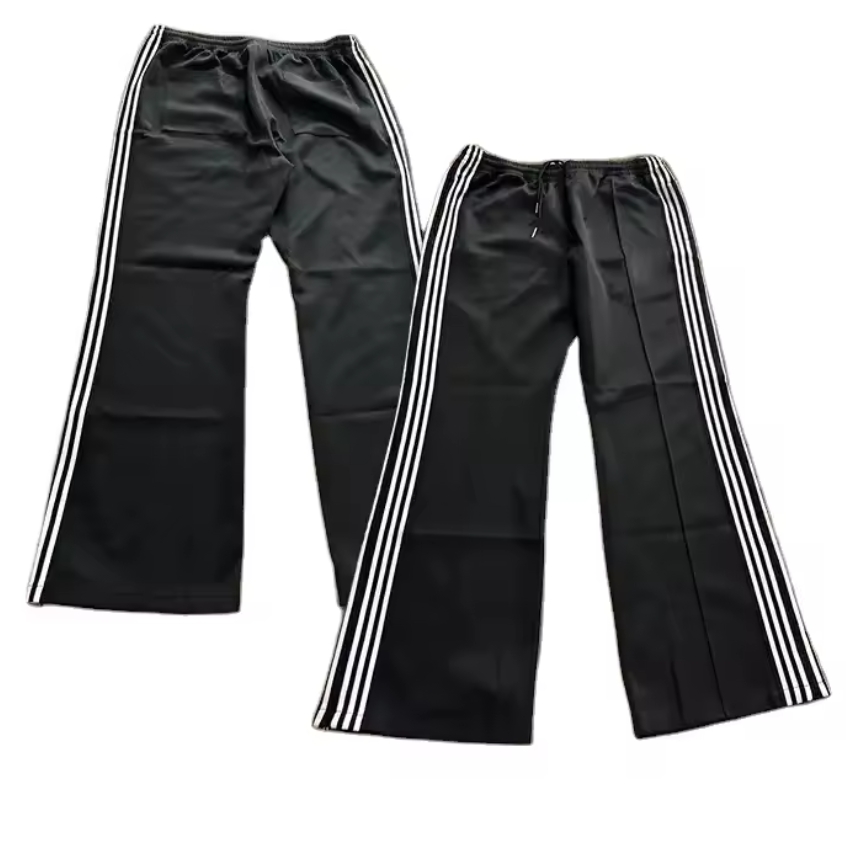 High Quality Custom Spring Wide Leg Striped Loose Jogger Man Pants