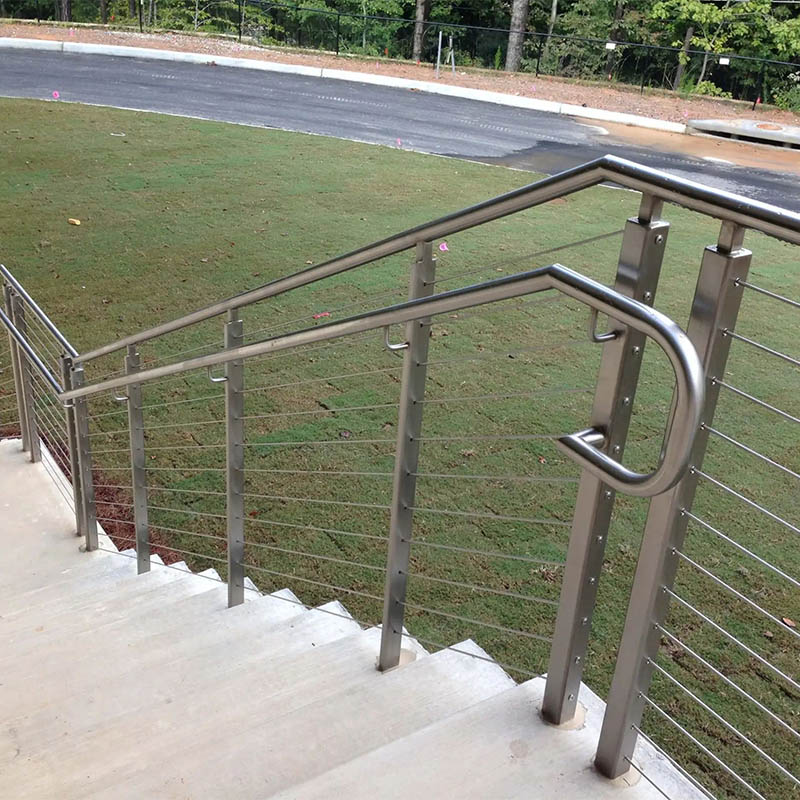 Staircase Handrail Stainless Steel Railing & <a href='/balustrade/'>Balustrade</a> SS Railing Products China Deshion