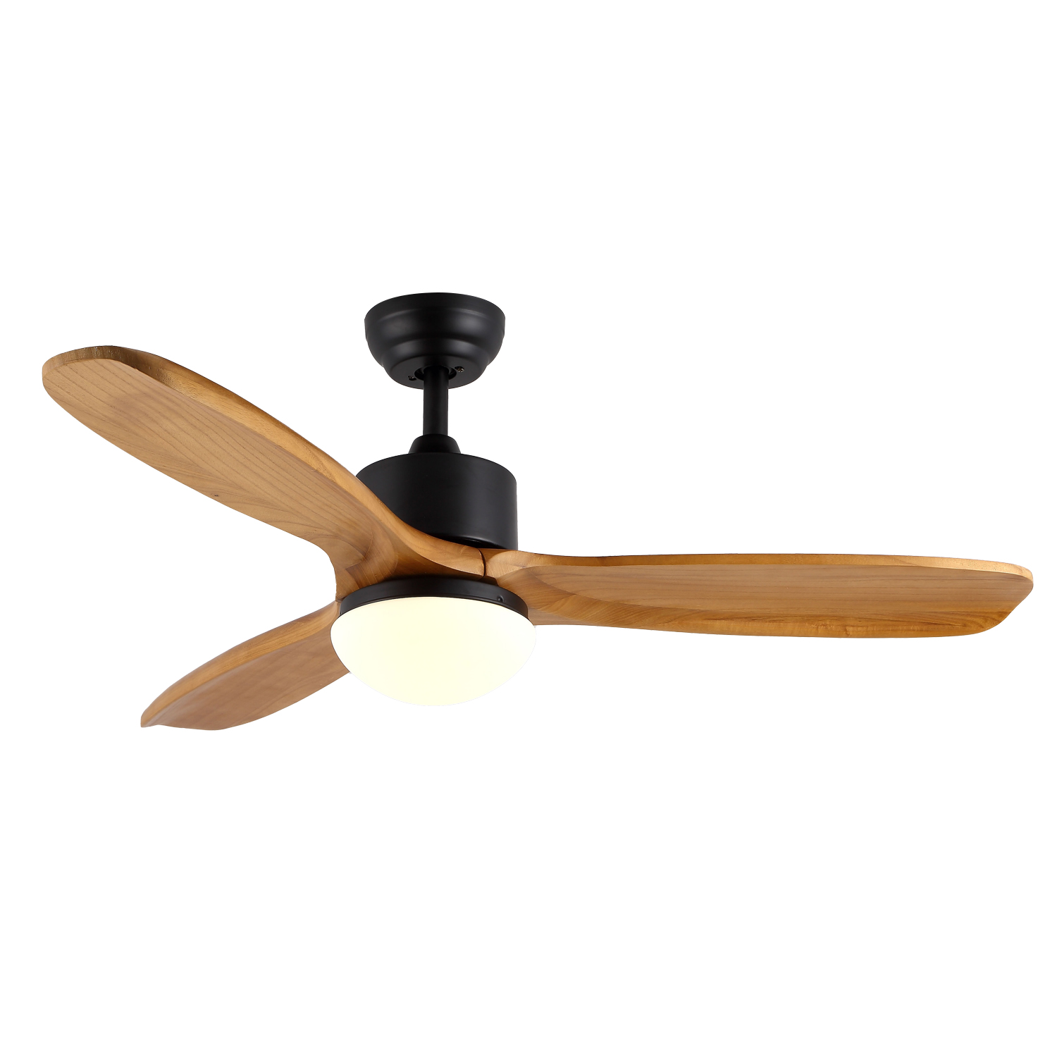 52 Inch Mdern Decorative 3 Wood Blades Dc <a href='/celling-fan/'>Celling Fan</a> with Remote