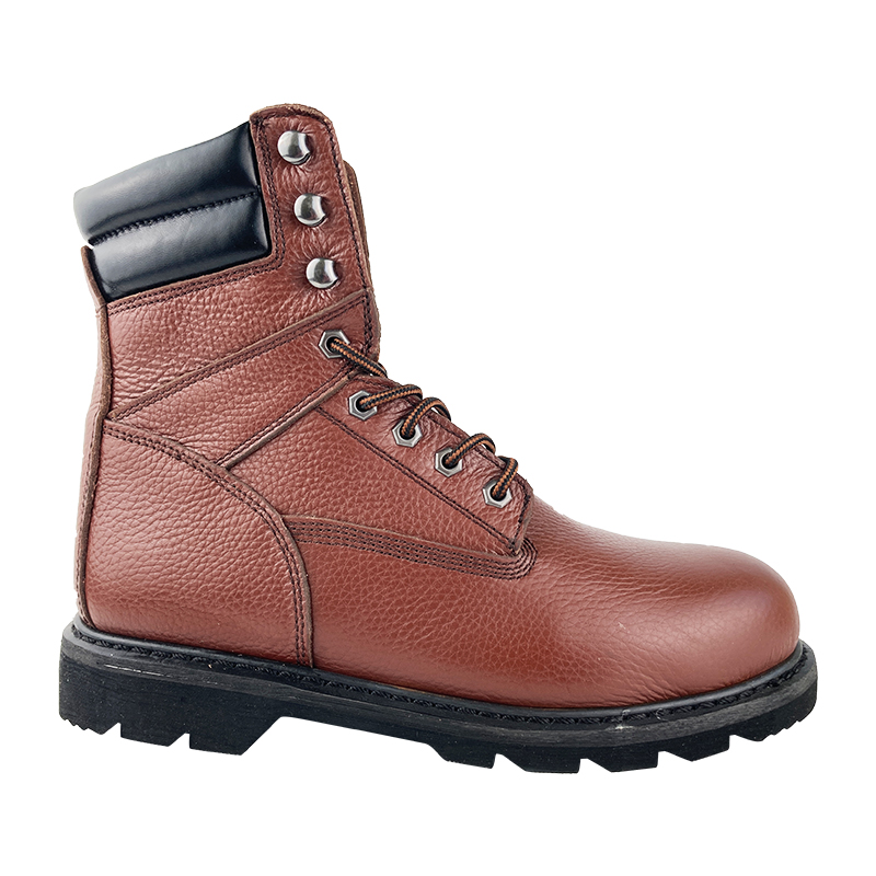 Factory Direct: Brown Goodyear Welt Safety Leather Shoes  display picture 1