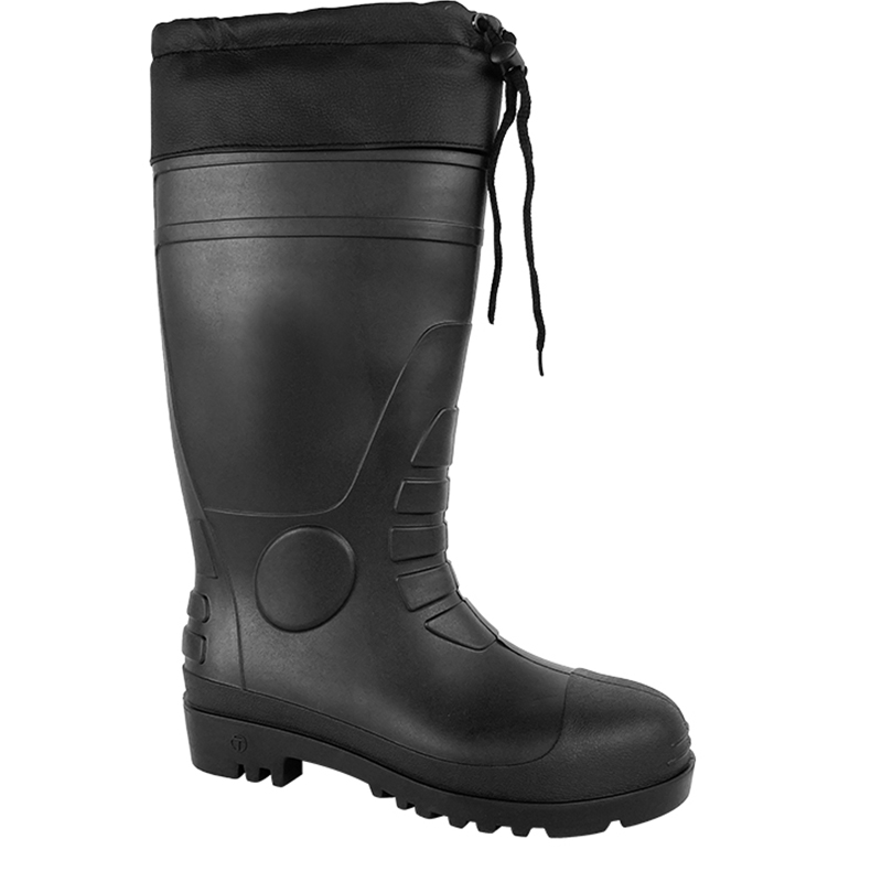 CE Winter <a href='/pvc-safety-rain-boots/'>PVC Safety Rain Boots</a> with Steel Toe and Midsole