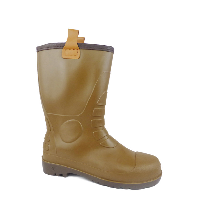 CE Certificate Winter PVC Rigger Boots with <a href='/steel-toe/'>Steel Toe</a> and Midsole