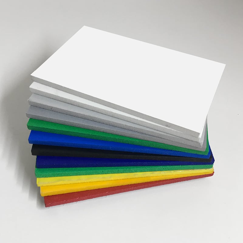 Colored PVC foam board