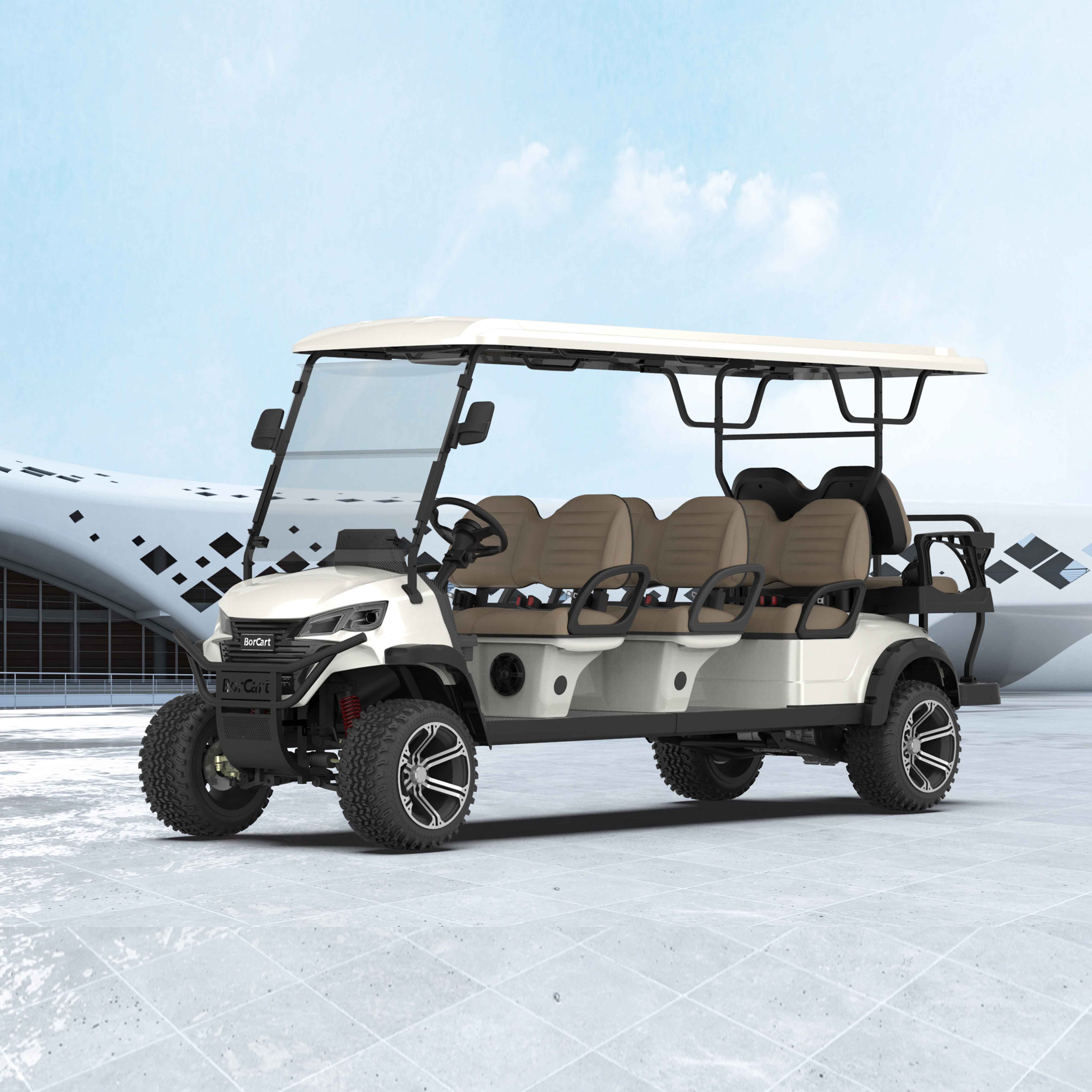 High quality best price electric golf cart 8 seater