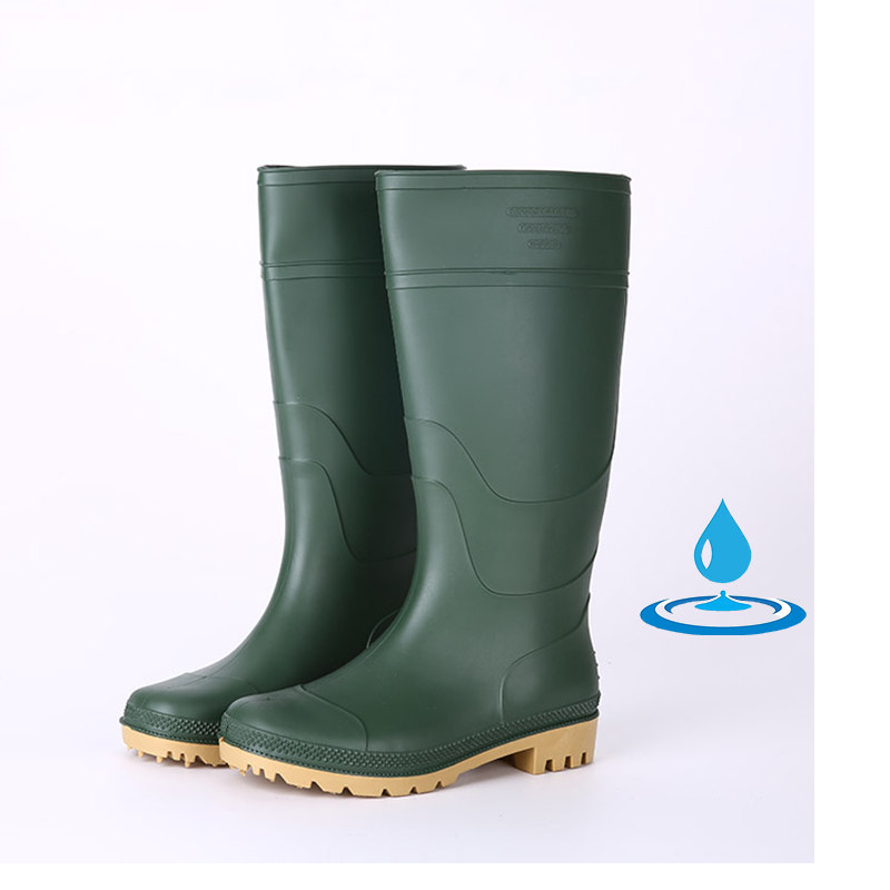 PVC Work Water Boots Non-slip For Woodland And Farm