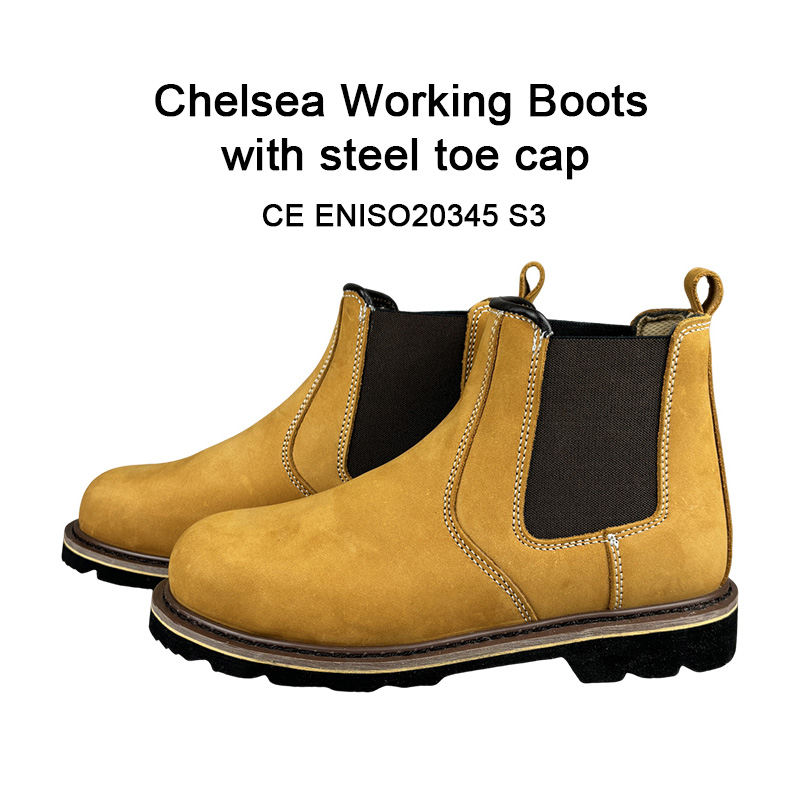 Chelsea Working Boots With <a href='/steel-toe/'>Steel Toe</a> And Midsole