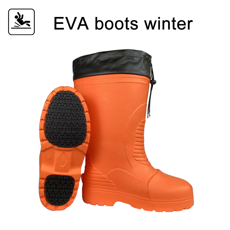 EVA Foam Winter Boots Lightweight <a href='/ankle-high-rain-boots/'>Ankle High Rain Boots</a> Mens