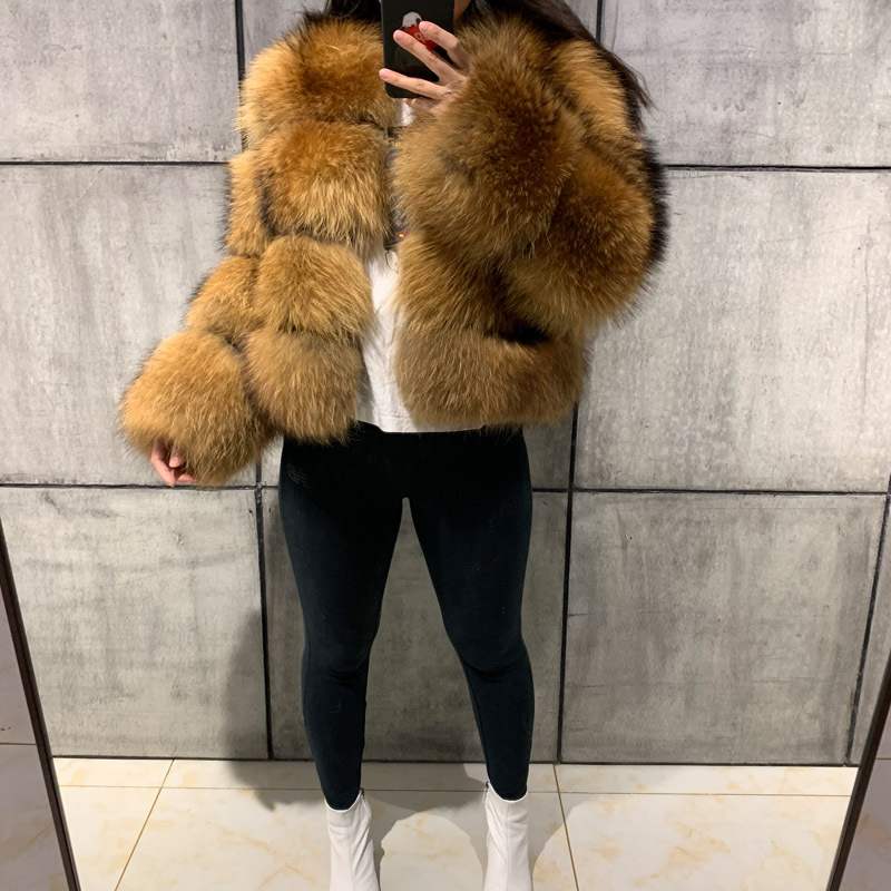 HFK0360	 FAUX FUR JACKET