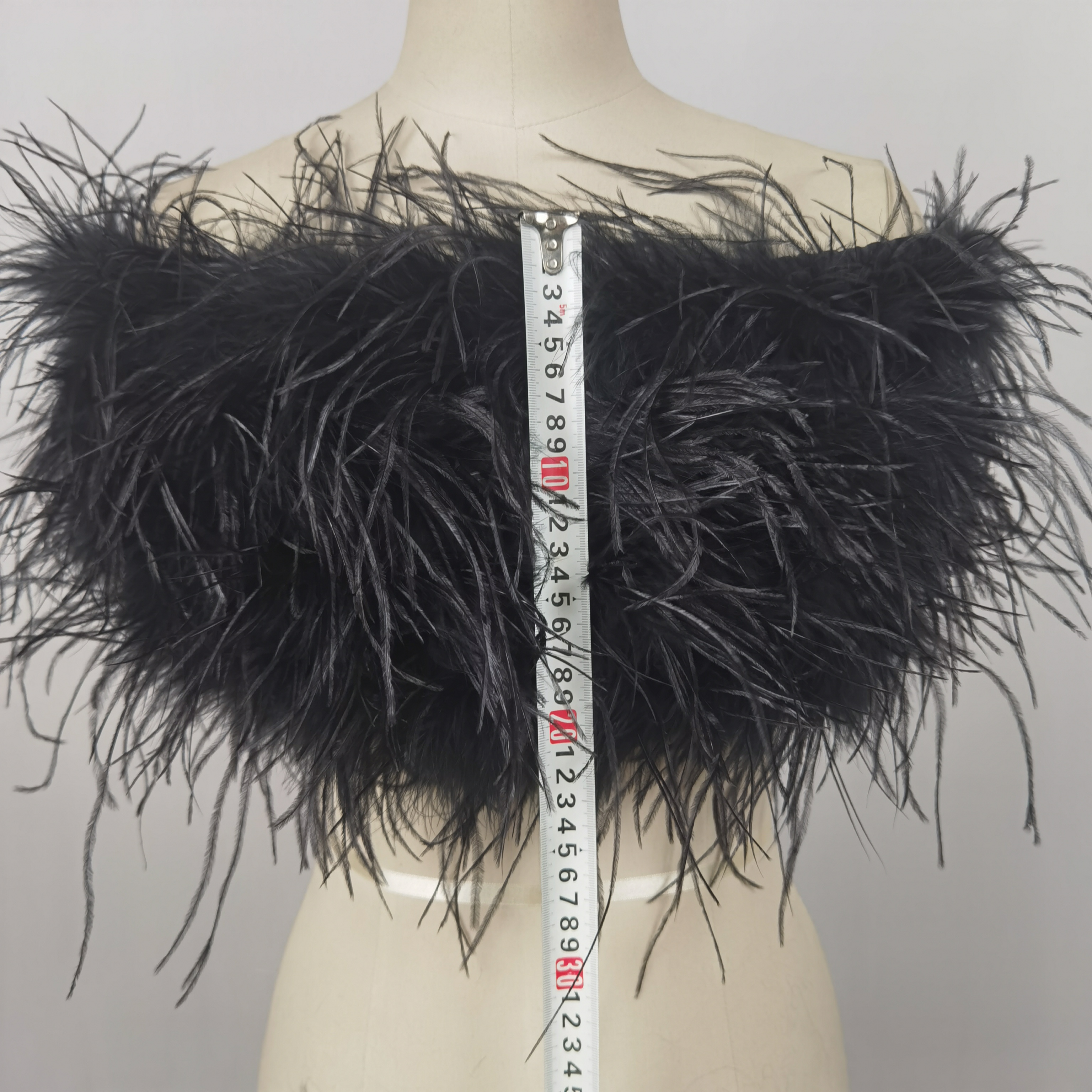 HG7477 ostrich feather top (3)