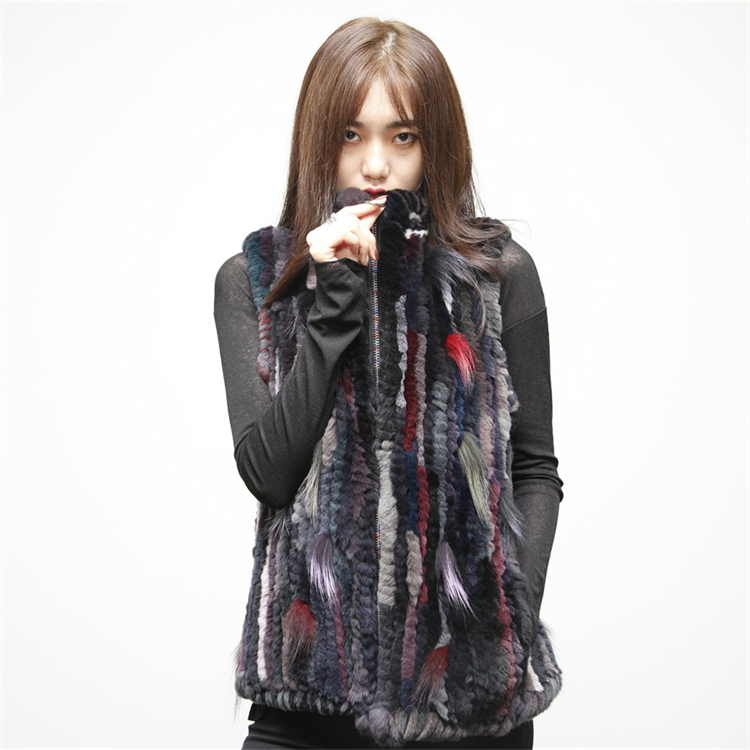 HHC201 KNITTED REX AND FOX VEST