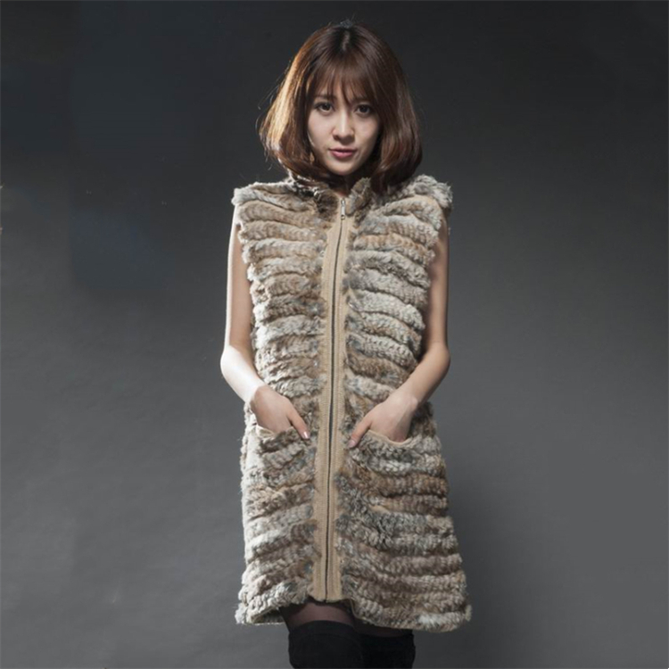 F10-10  HARE RABBIT LONG VEST