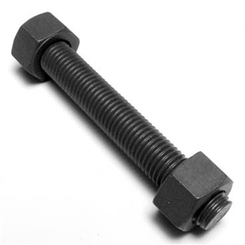 Carbon Steel <a href='/stud-bolt/'>Stud Bolt</a> full thread black