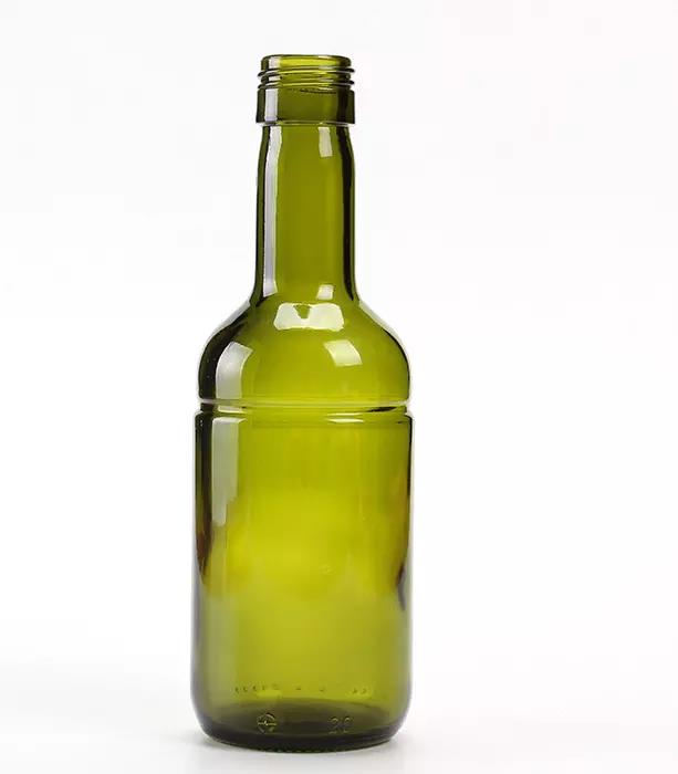 187ml Small burgundy <a href='/glass-wine-bottle/'>glass wine bottle</a> with screw cap in stock