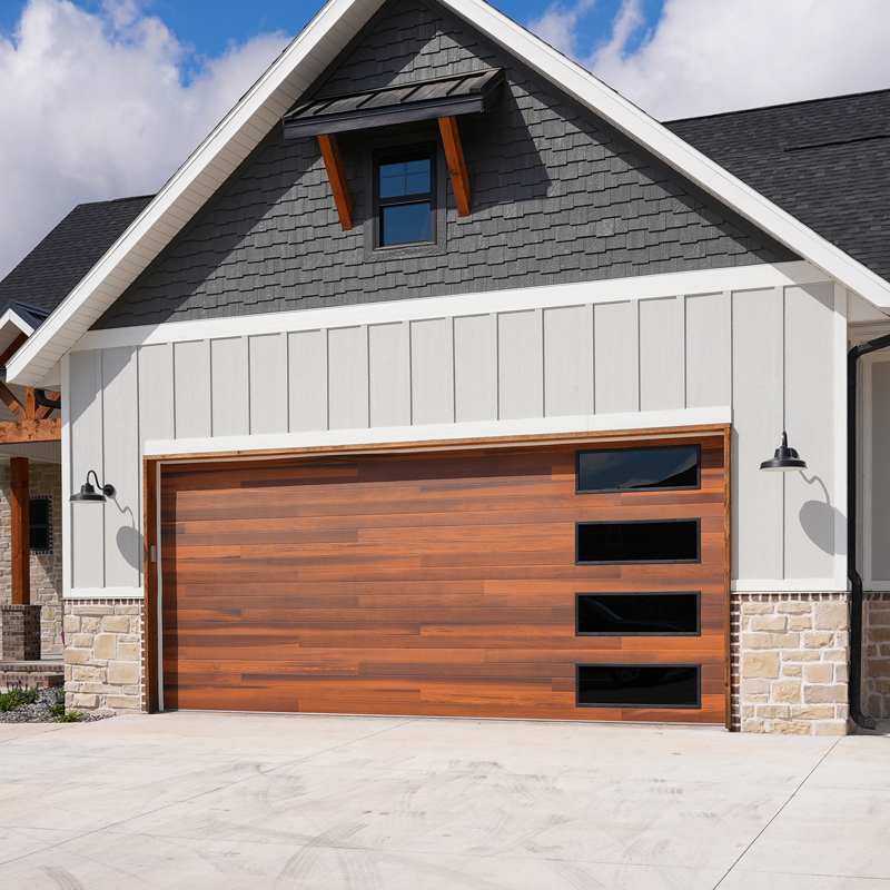 Motorized Bifold Overhead Door for Large Garages